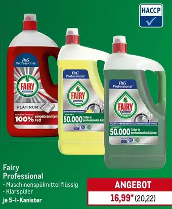 METRO Fairy Professional Angebot