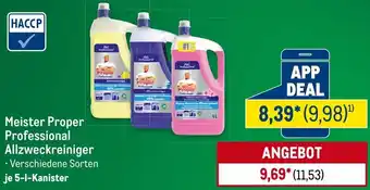 METRO Meister Proper Professional Allzweckreiniger Angebot