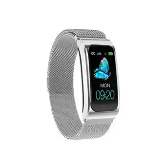 Netto Marken-Discount TPFNet Damen Smart Watch / Fitness Tracker IP68 - Milanaise Armband - Android & IOS - Schwarz Angebot