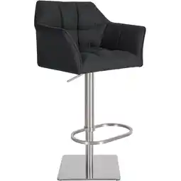 Netto Marken-Discount CLP Barhocker Damaso Filz-Bezug I Höhenverstellbarer Drehstuhl Angebot