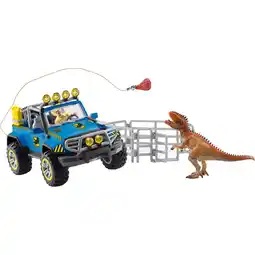 Netto Marken-Discount Schleich Spielfigur Dinosaurs Geländewagen mit Dino-Außenposten Angebot