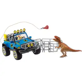Netto Marken-Discount Schleich Spielfigur Dinosaurs Geländewagen mit Dino-Außenposten Angebot