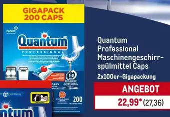 METRO Quantum Professional Maschinengeschirrspülmittel Caps Angebot