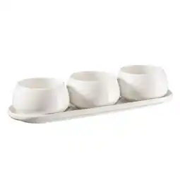 Netto Marken-Discount Mäser Snackingset, Porzellan Taya Weiß Angebot