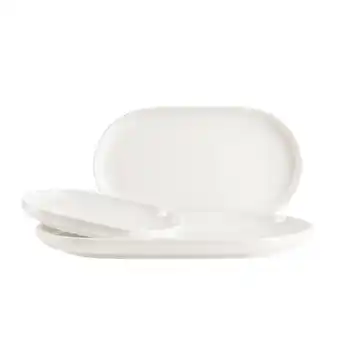 Netto Marken-Discount Mäser Plattenset, Porzellan Taya Weiß Angebot