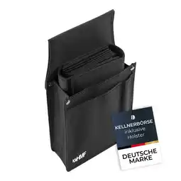 Netto Marken-Discount HMF Kellner Geldbörse mit Kellnertasche, Kellnerportemonnaie Set, 14 x 26 x 5,5 cm, Schwarz Angebot