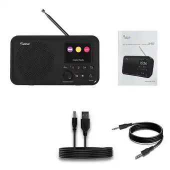 Netto Marken-Discount LEICKE DJ ROXXX DAB+ Radio mit Bluetooth 5.0, Küchenradio, 2000mAh Batterie Angebot