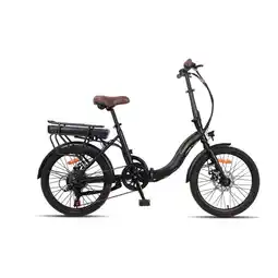 Netto Marken-Discount SachsenRAD E-Folding Bike F2 Farmers Folding Edition 2024 Klapprad Elektrofahrrad schwarz Angebot