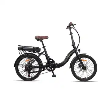Netto Marken-Discount SachsenRAD E-Folding Bike F2 Farmers Folding Edition 2024 Klapprad Elektrofahrrad schwarz Angebot