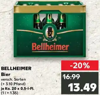 Kaufland BELLHEIMER Bier Angebot