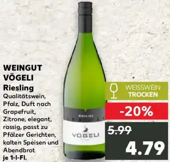WEINGUT VÖGELI Riesling