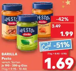 Kaufland BARILLA Pesto Angebot