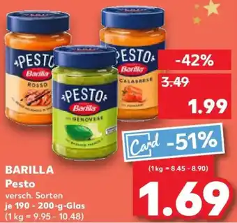 Kaufland BARILLA Pesto Angebot