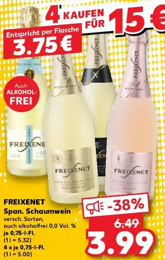 Kaufland FREIXENET Span. Schaumwein Angebot