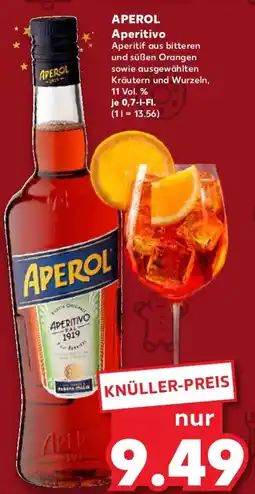 Kaufland APEROL Aperitivo Angebot