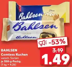 Kaufland BAHLSEN Comtess Kuchen Angebot
