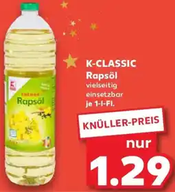 Kaufland K-CLASSIC Rapsöl Angebot