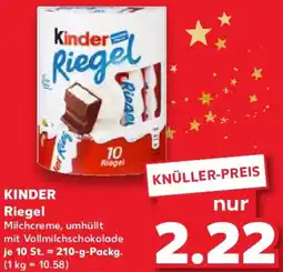 Kaufland KINDER Riegel Angebot