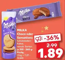 Kaufland MILKA Choco oder Sensations Angebot