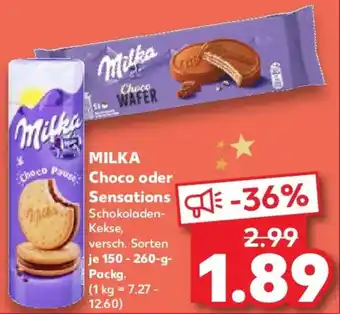 Kaufland MILKA Choco oder Sensations Angebot