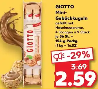 Kaufland GIOTTO Mini Gebäckkugeln Angebot