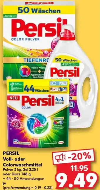 Kaufland PERSIL Voll- oder Colorwaschmittel Angebot