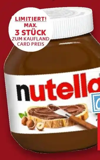 Kaufland Ferrero Nutella Nuss-Nugat Creme Angebot