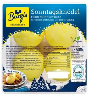 Kaufland Burgis Sonntagsknödel Angebot