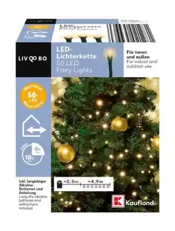 Kaufland Liv&Bo LED Baum-Lichterkette Angebot