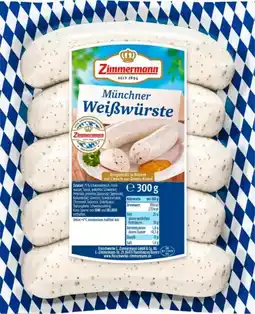 Kaufland Fleischwerke Zimmermann Münchner Weißwürste Angebot