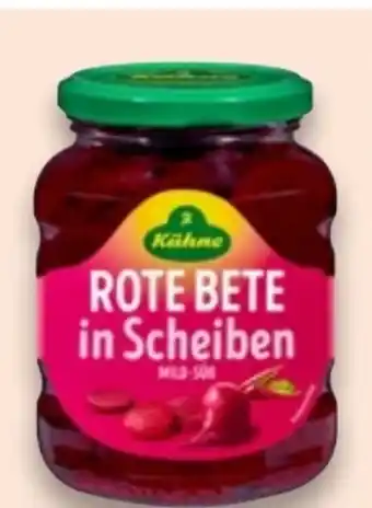 Kaufland Kühne Rote Bete in Scheiben Angebot
