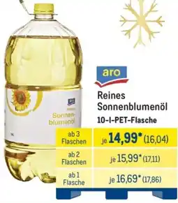 METRO aro Reines Sonnenblumenöl Angebot
