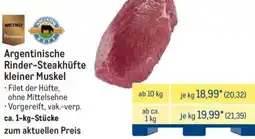 METRO METRO Premium Argentinische Rinder-Steakhüfte kleiner Muskel Angebot