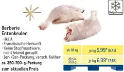 METRO Barbarie Entenkeulen Angebot