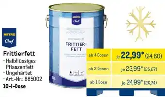 METRO METRO Chef Frittierfett Angebot