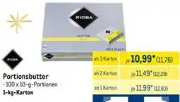 METRO RIOBA Portionsbutter Angebot