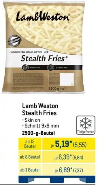 METRO Lamb Weston Stealth Fries Angebot