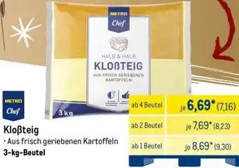 METRO METRO Chef Kloẞteig Angebot