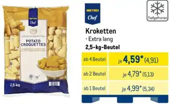 METRO METRO Chef Kroketten Angebot