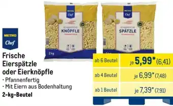 METRO METRO Chef Frische Eierspätzle oder Eierknöpfle Angebot