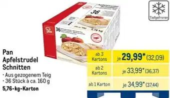 METRO Pan Apfelstrudel Schnitten Angebot