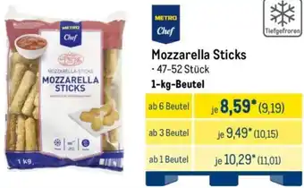METRO METRO Chef Mozzarella Sticks Angebot