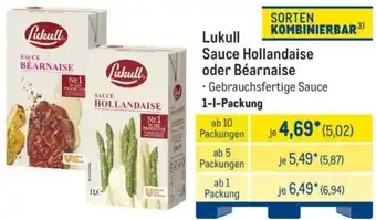 METRO Lukull Sauce Hollandaise oder Béarnaise Angebot