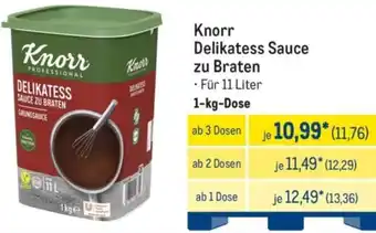 METRO Knorr Delikatess Sauce zu Braten Angebot