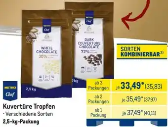 METRO METRO Chef Kuvertüre Tropfen Angebot