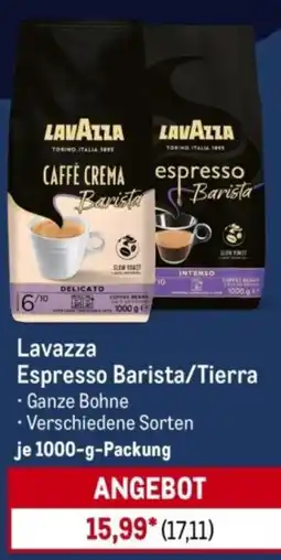 METRO Lavazza Espresso Barista/Tierra Angebot