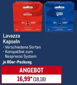 METRO Lavazza Kapseln Angebot