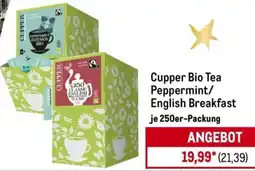 METRO Cupper Bio Tea Peppermint/ English Breakfast Angebot