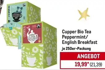 METRO Cupper Bio Tea Peppermint/ English Breakfast Angebot