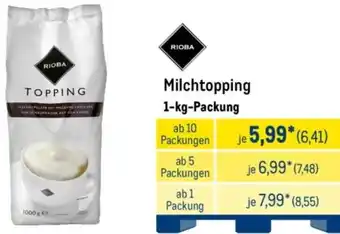 METRO RIOBA Milchtopping Angebot